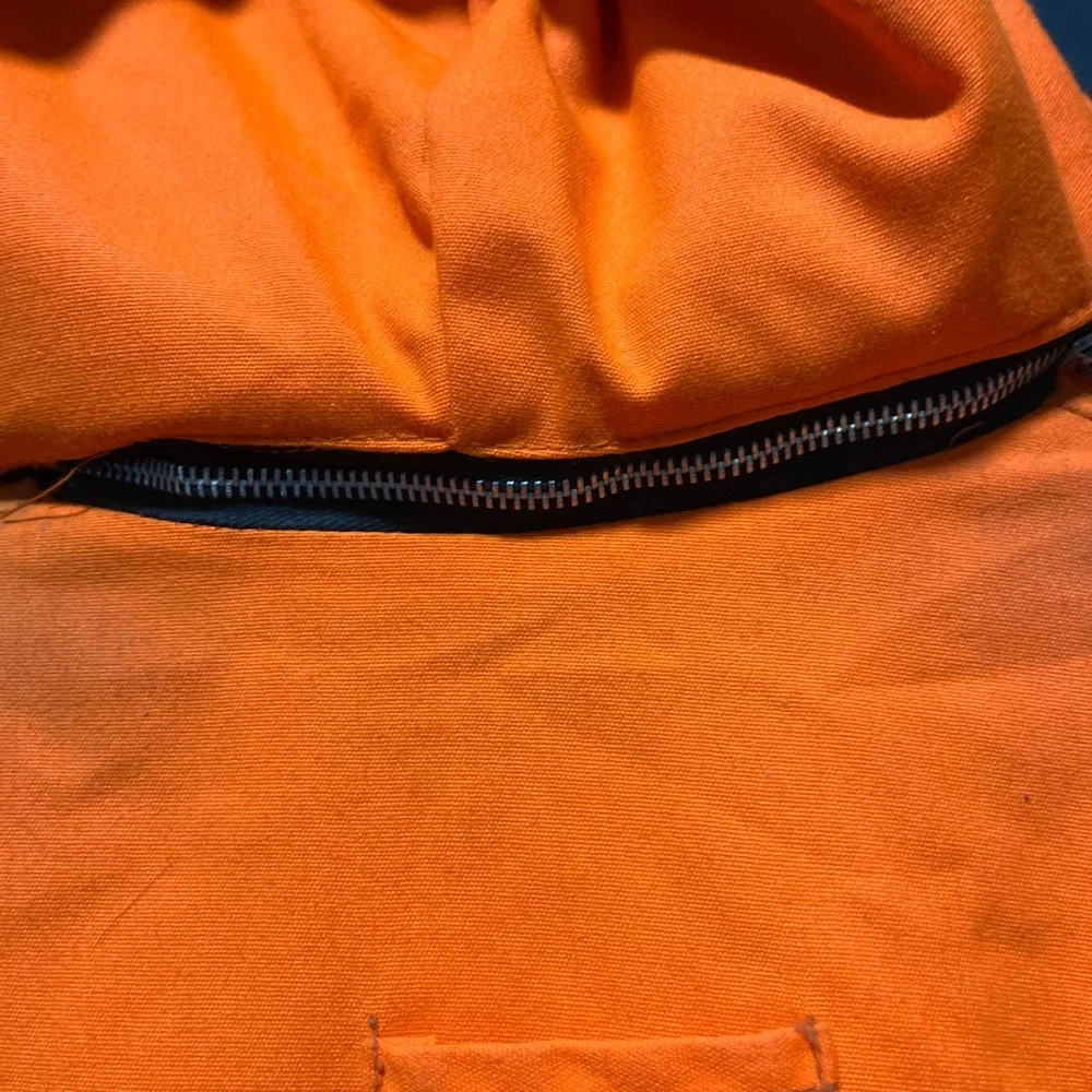 Vintage The Hunter Jacket Mens Large Orange USA Colt Python‎ NRA Championship